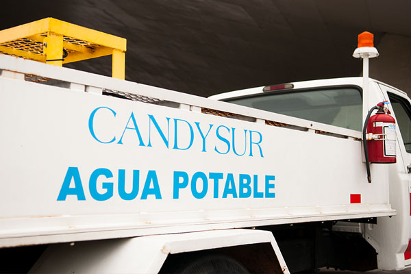 Camión de agua potable